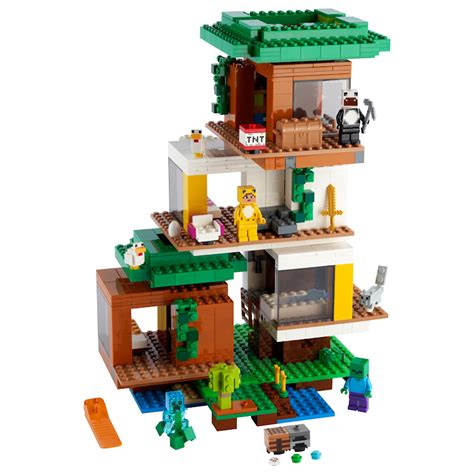 Minecraft The Modern Treehouse Lego Sets | Minecraft Merch