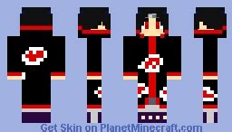 Itachi Uchiha Akatsuki Minecraft Skin