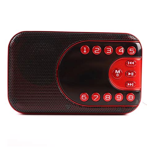 Portable Mini FM Radio Speaker Music Player TF Card USB For PC iPod ...