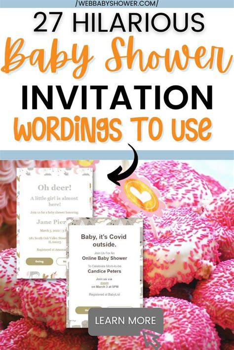 27 Funny Baby Shower Invitation Wording Ideas for Your Party in 2022 | Baby shower funny, Funny ...