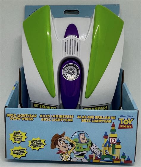 Disney Toy Story Buzz Lightyear Glow Wings Toy New with Box - Walmart.com