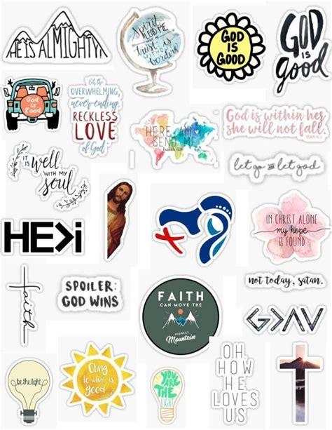 Christian Stickers | Christian stickers, God sticker, Aesthetic stickers