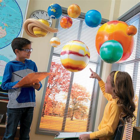 TKM Creativity Inflatable Hanging Solar System- Classroom Decorations Educational 10 Pieces TC41011