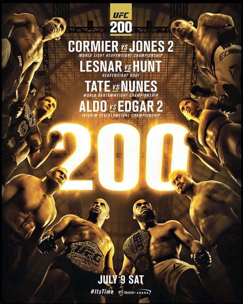 Possible Ufc 200 poster image. Sorry if repost : r/MMA