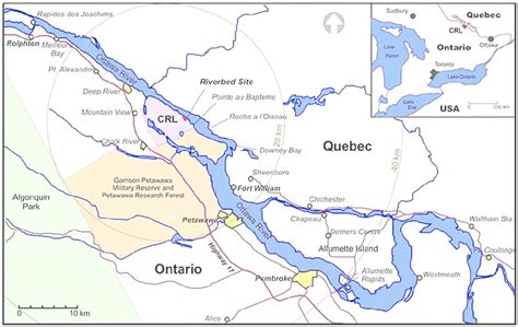 Ottawa River Fishing Map