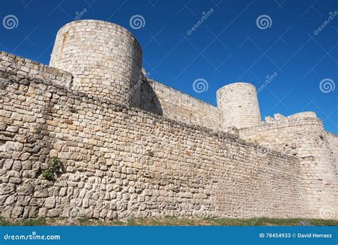 Ancient Ruins of Burgos Castle Stock Image - Image of castilla, landscape: 78454933