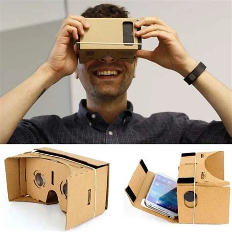 Hot DIY Carton Google Cardboard VR BOX VR Virtual Reality 3D Glasses ...