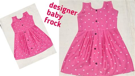 DIY baby frock for girl/Baby frock cutting and stitching - YouTube