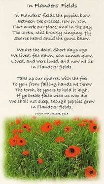 Flanders Field Poem