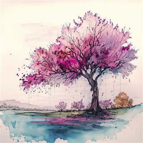 Download Tree Nature Watercolour Royalty-Free Stock Illustration Image - Pixabay