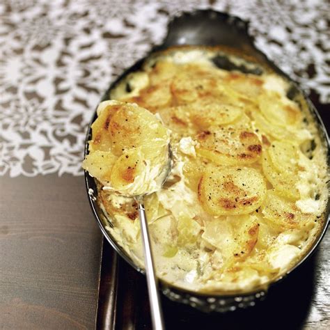 As well as being the perfect side dish with a roast, this celeriac and potato gratin recipe is a ...