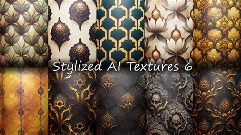 在材质创建的Stylized AI Textures 6 - 虚幻引擎商城