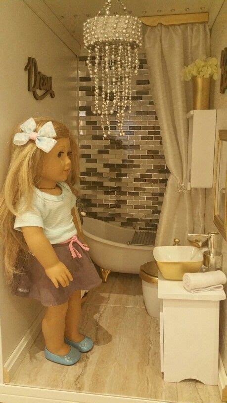 American girl doll bathroom DIY #americangirlhouse American girl doll ...