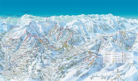 Saint Gervais - Piste Map & Ski Area Info for this fantastic French Resort