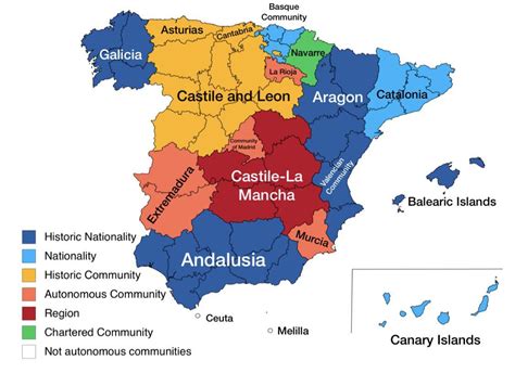 How every Spanish autonomous community officially... - Maps on the Web