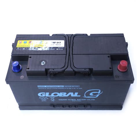 GLOBAL SMF-017 90AH Battery - Maintenance Free 12 volt car battery - Batyre