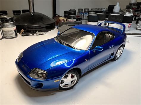 Toyota Supra Coupe Sportscar -- Plastic Model Car Kit -- 1/24 Scale -- #24123 pictures by lorain2.3