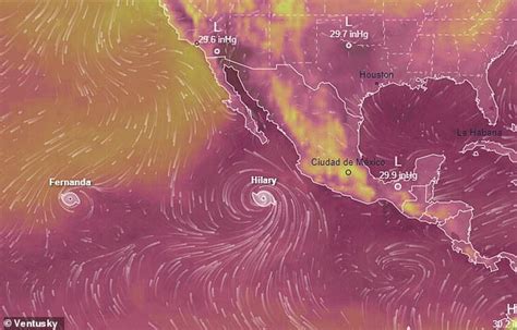 Hurricane Hilary becomes Category 3 on path to California - as Los ...