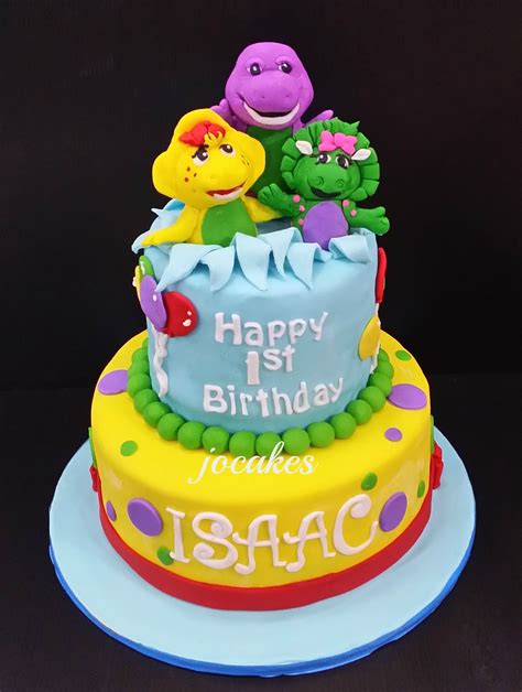 Image result for barney and friends cakes | Barney cake, Friends birthday cake, Barney birthday cake