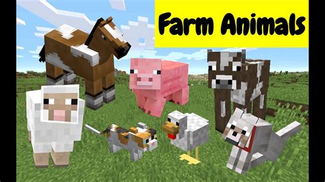 Minecraft Farm Animals