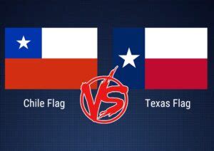 Chile flag vs Texas flag - Flagsmore.com