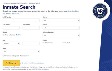 Arkansas Inmate Search