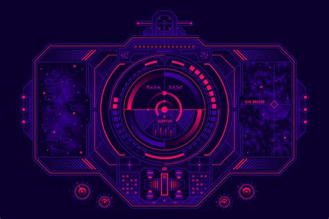 Cyberpunk HUD Interface Elements | Pre-Designed Illustrator Graphics ~ Creative Market