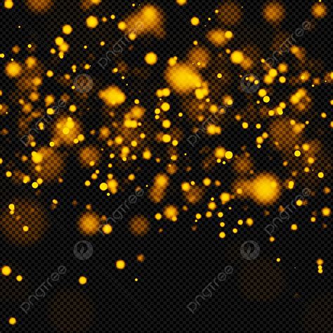 Golden Light Bokeh Hd Transparent, Golden Bokeh Light Effect, Bokeh, Background, Overlay PNG ...