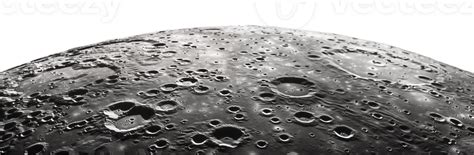 Detailed Moon Surface on isolated background 48124569 PNG