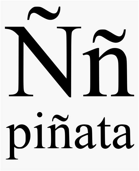 File - Piñata - Svg - Spanish Alphabet N , Transparent, HD Png Download ...