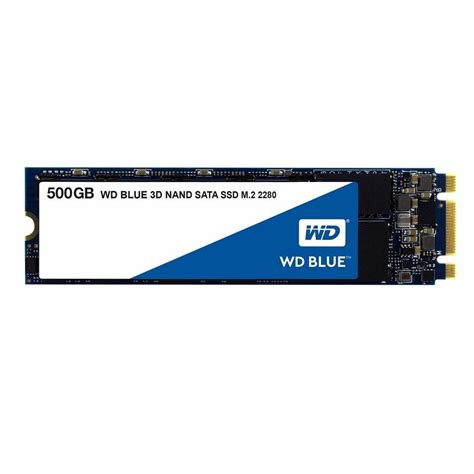 WD Blue SSD 500GB Western Digital Internal Solid State Drive Laptop 3D Nand M.2 SATA III 560MB/s