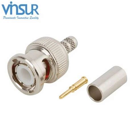 11311015 -- Rf Connector - 50ohms , Bnc Male , Straight , Crimp Type ...