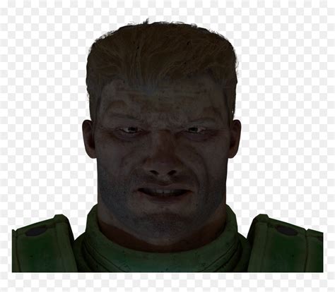 Transparent Doomguy Face Png - Doom Eternal Doomguy Face, Png Download - vhv