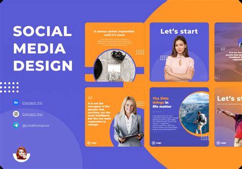 Figma Social Media Design Template | UI4Free