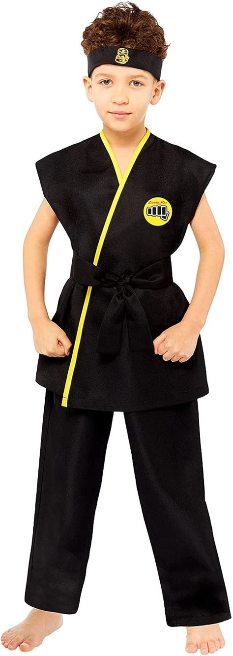 Amscan 9912053 - Kids Cobra Kai Gi Costume 6-8 Yrs: Amazon.co.uk: Clothing