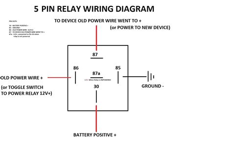 How To Wire 12 Volt Relay Diagram