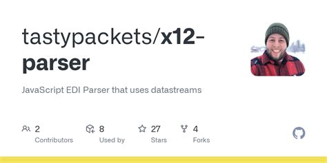 GitHub - tastypackets/x12-parser: JavaScript EDI Parser that uses datastreams