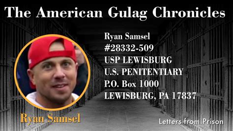 LETTERS FROM PRISON - RYAN SAMSEL - J6PatriotNews