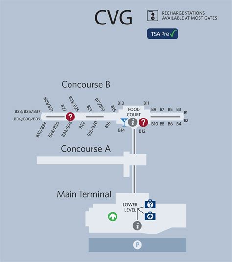 Cvg Parking Map