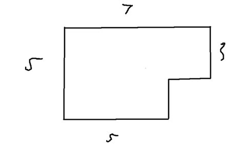 Mr. Lattanzi's Math Blog: Area of an Irregular Rectangular Figure