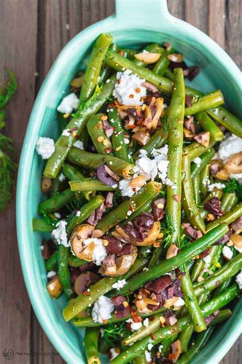 Greek Green Bean Salad Recipe | The Mediterranean Dish
