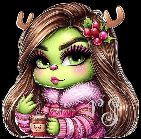 Christmas Grinch Girl - Etsy