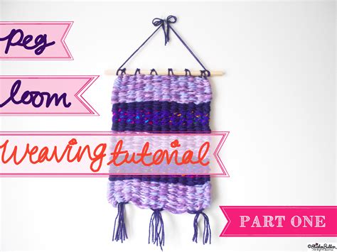 Peg Loom Weaving Tutorial – Part One at www.elistonbutton.com - Eliston Button - That Crafty Kid ...