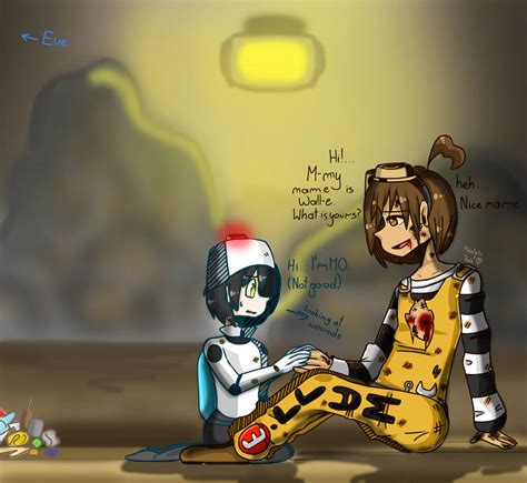 Wall-e and MO as humans by WaiqiuVale on DeviantArt