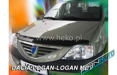 HEKO Hood deflector black color DACIA LOGAN (2004-2013), LOGAN MCV (2007-2013) _ car / accessories