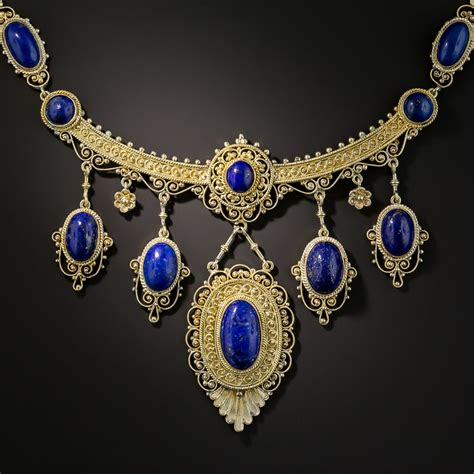 Victorian Lapis Lazuli Necklace