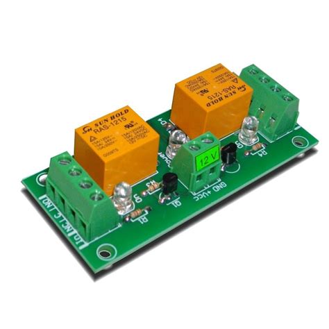 Relay board 12V - 2 channels for Raspberry PI, Arduino, PIC,AVR