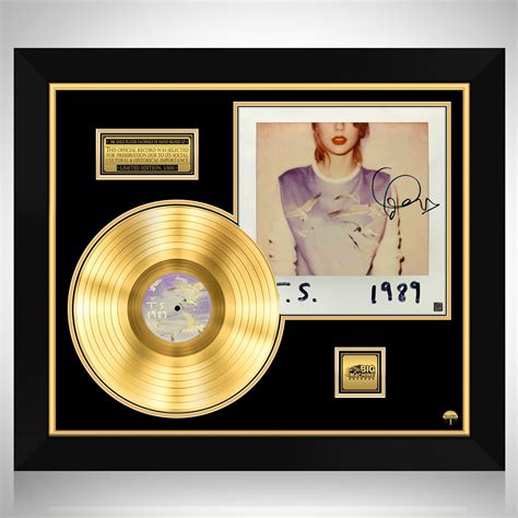 Taylor Swift - 1989 Gold LP Limited Signature Edition Custom Frame | RARE-T