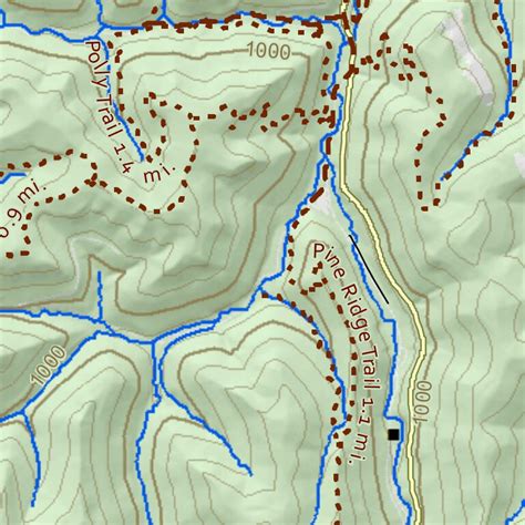 Kanawha State Forest Map by WV Division of Natural Resources | Avenza Maps