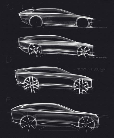 Concept car design sketch to side of view | Car design sketch, Car ...